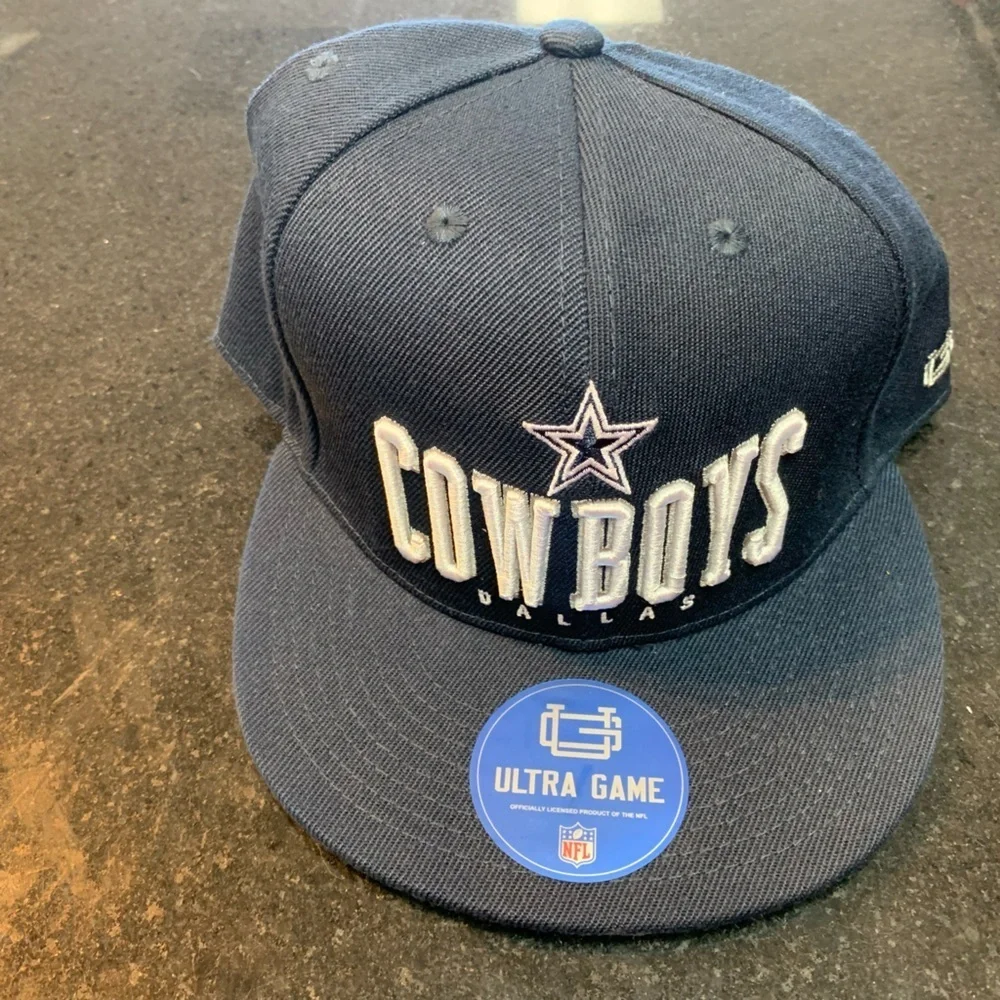 Dallas cowboys Ultra Game SnapBack Black Star Cap